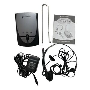 Plantronics S12 Professional Office Telephone Headset System for Desk Phone